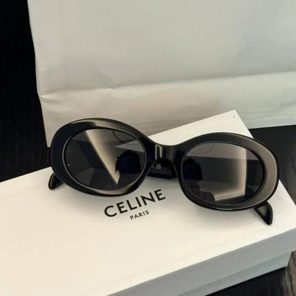Celine Triomphe Oval Sunglasses - Picture 3 of 6